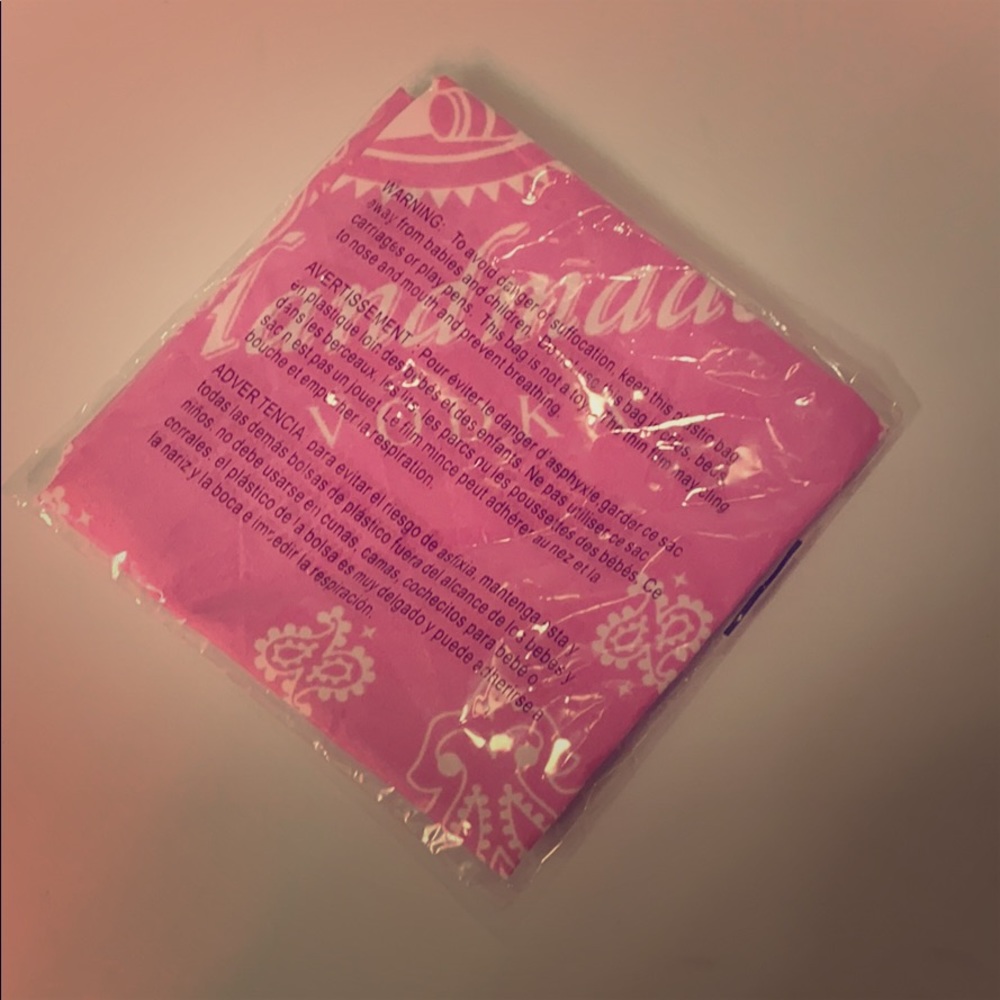 Pink Tito’s Bandana